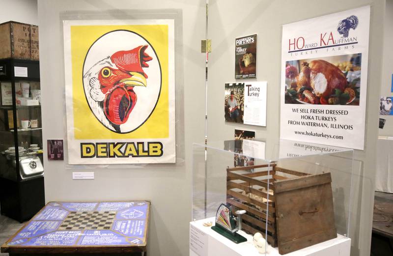 Part of the new exhibit “Food: Gathering Around the Table,” now open at the DeKalb County History Center in Sycamore. The exhibit was created by the DeKalb County History Center in collaboration with the Smithsonian Institution's Museum on Main Street program.