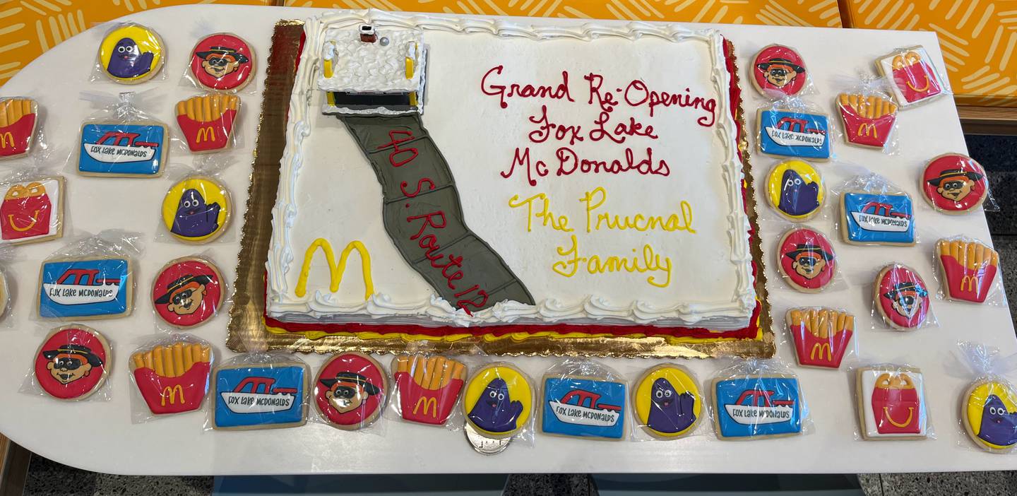 The McDonald's in Fox Lake celebrated its reopening May 30 with a ribbon-cutting and cake-cutting ceremony.