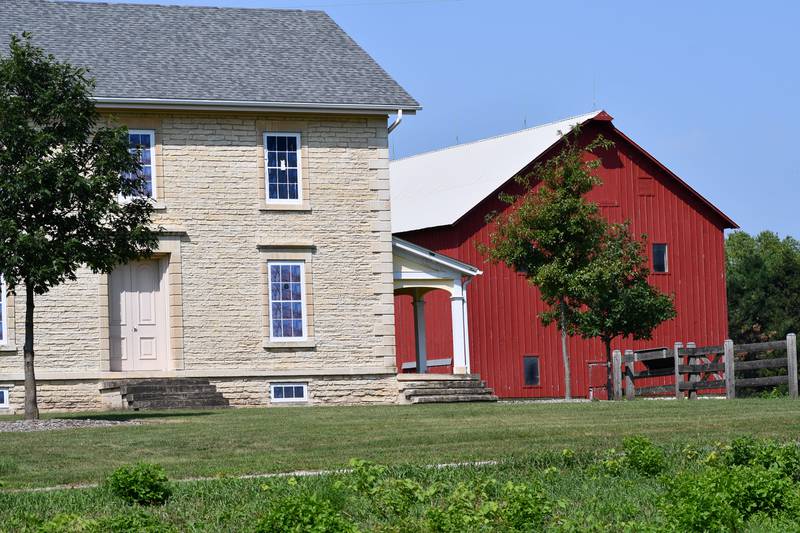 The Riverview Farmstead Preserve in Naperville features historic farmstead buildings. Feb. 29, 2024.
