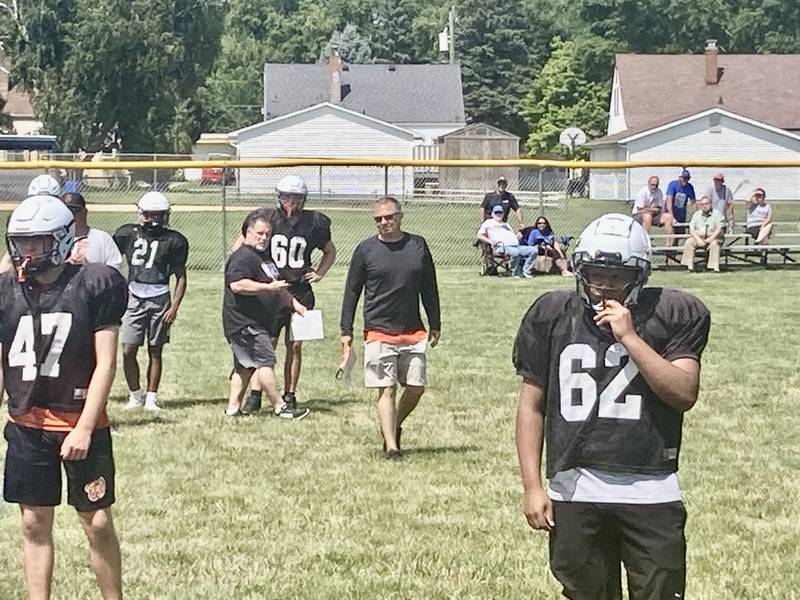 Princeton alum Todd Stevens, head coach at Washington, made a homecoming for the controlled practice/scrimmage at Little Siberia Field on Thursday, July 18.