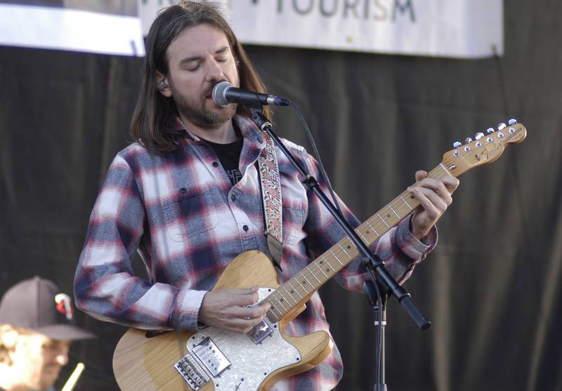 Josh Solomon of the band Empty Pockets, plays at the Dement Town Music Fest. The fest, presented by Discover Dixon was held on Saturday, Sept. 7, 2024