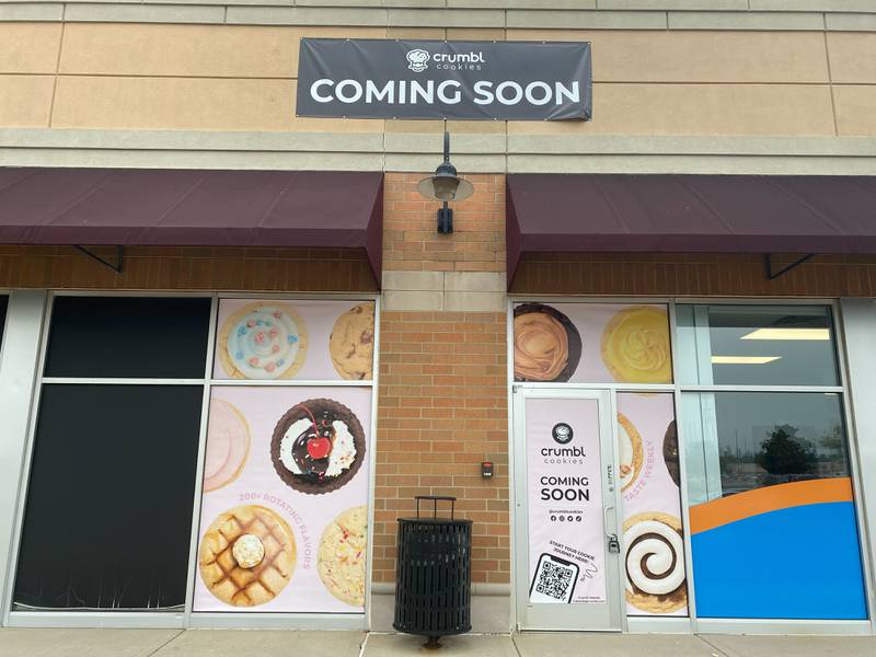 Crumbl Cookies, 2566 Sycamore Road in Northland Plaza in DeKalb (shown here Sept. 6, 2023), is moving closer toward its anticipated opening.