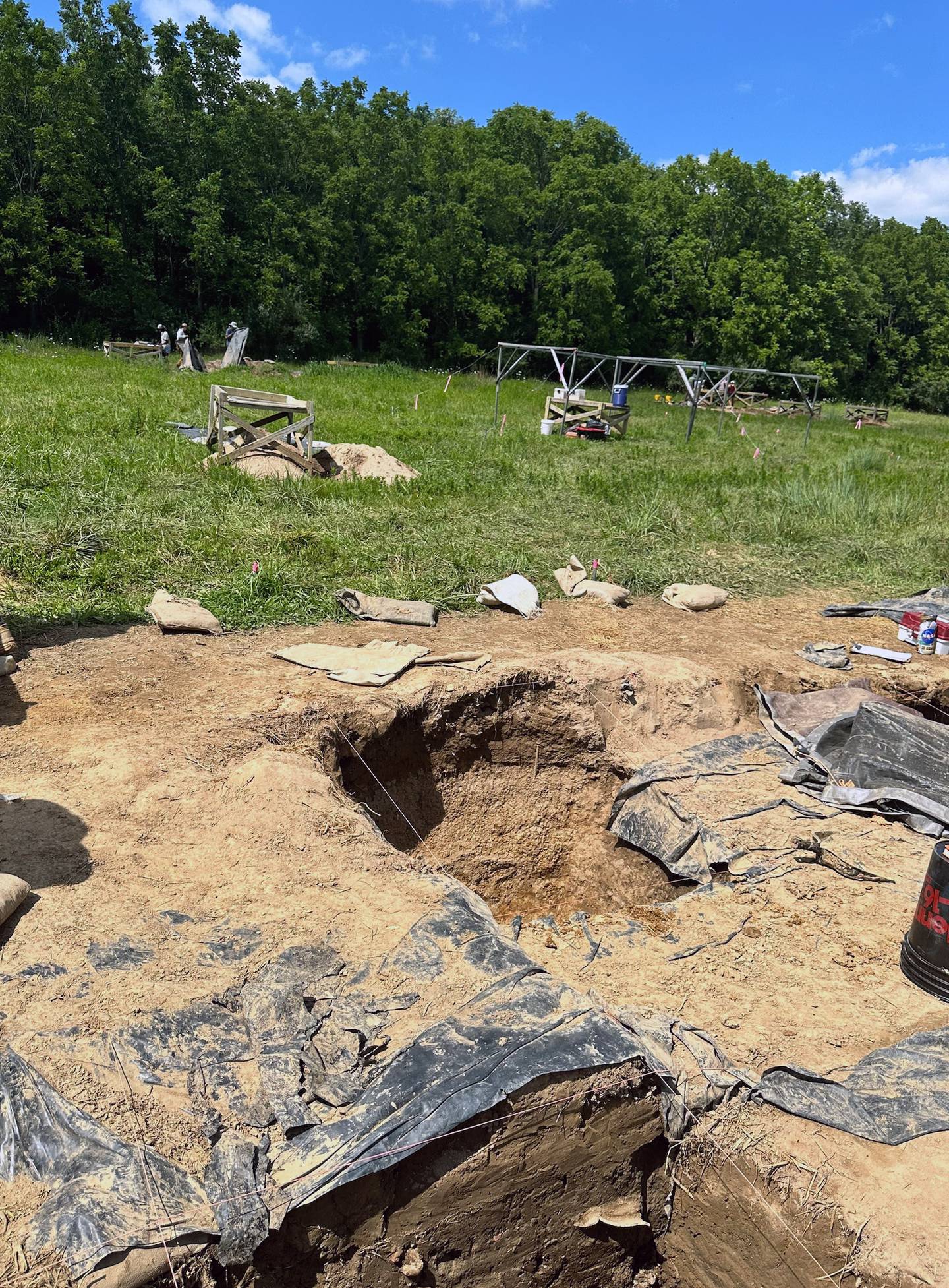 Field school teams endured heat, rain and mud, but all that could be forgotten in an instant when an artifact came to light. Meagan said she enjoyed it all, and credits her Illinois Valley Community College archaeology professor Jeff Spanbauer for inspiring her to pursue a dream.