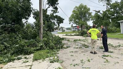 Photos: Storm damage in Byron
