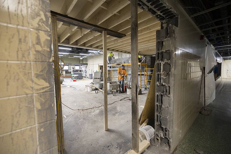 A new entryway is also being added for the metal shop at Dixon High School, shown Thursday, June 13, 2024.