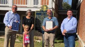 Rep. Keicher, Sen. Syverson mark 160th anniversary of Glidden Homestead