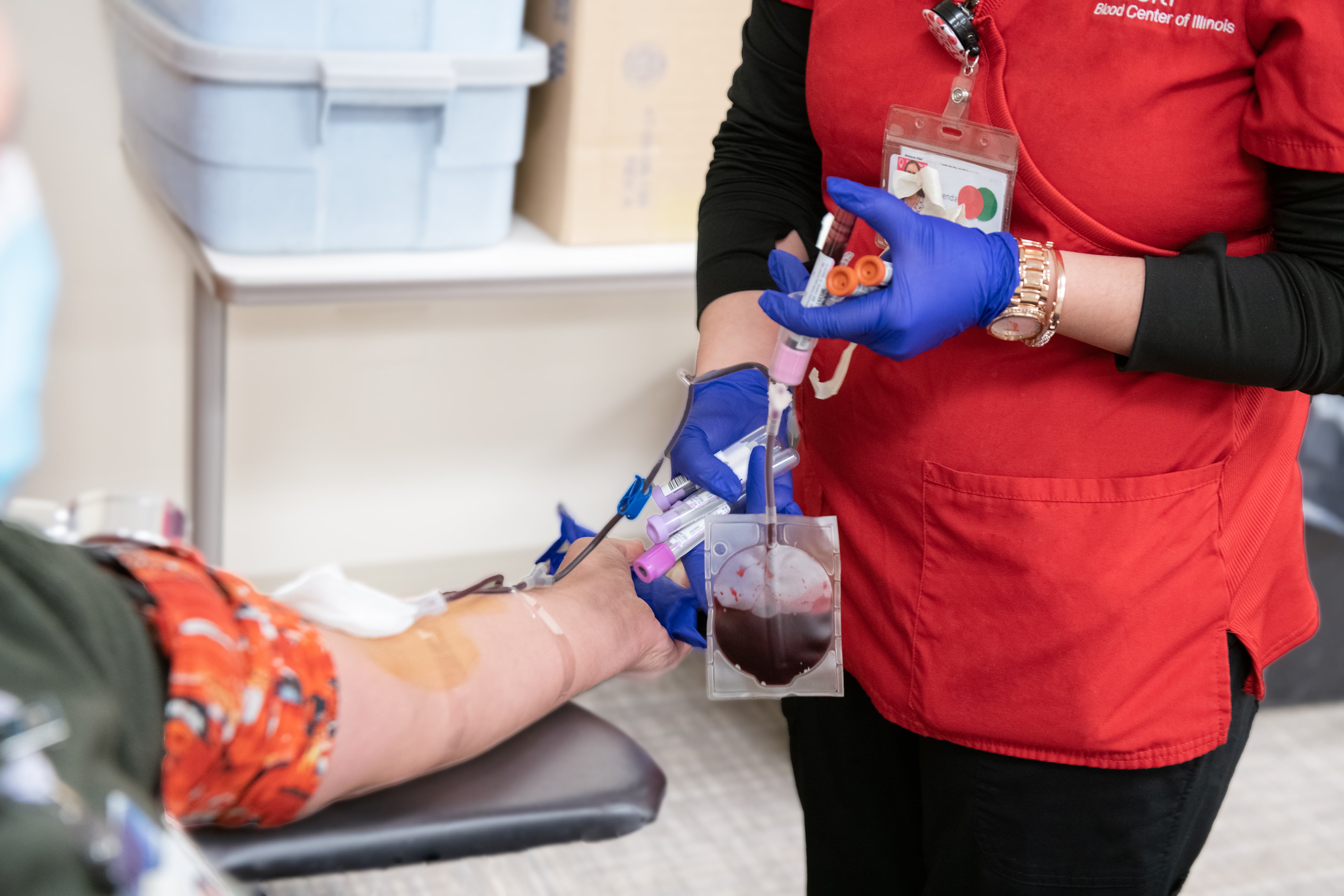 Shaw Local file photo – A blood drive held in May 2021 at Northwestern Medicine Delnor Hospital in Geneva.