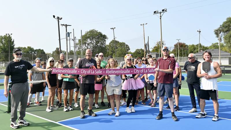 Illinois Valley pickleball players have new courts to call home after the city of La Salle built six new courts at Hegeler Park.