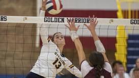 Girls volleyball: Short-handed Sterling falls just short against Moline