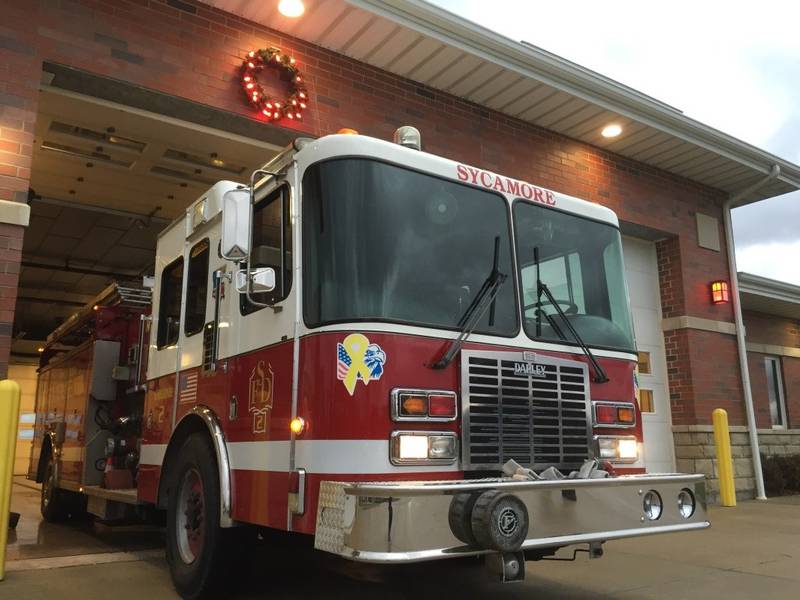 The Sycamore Fire Department will participate in the Red Wreath program from Thanksgiving Day, Nov. 25, through Jan. 22, 2022. The program is a challenge to Sycamore residents to keep the lights red. Should a fire occur in Sycamore that involves a holiday related activity, a bulb in the wreath will be changed from red to white.