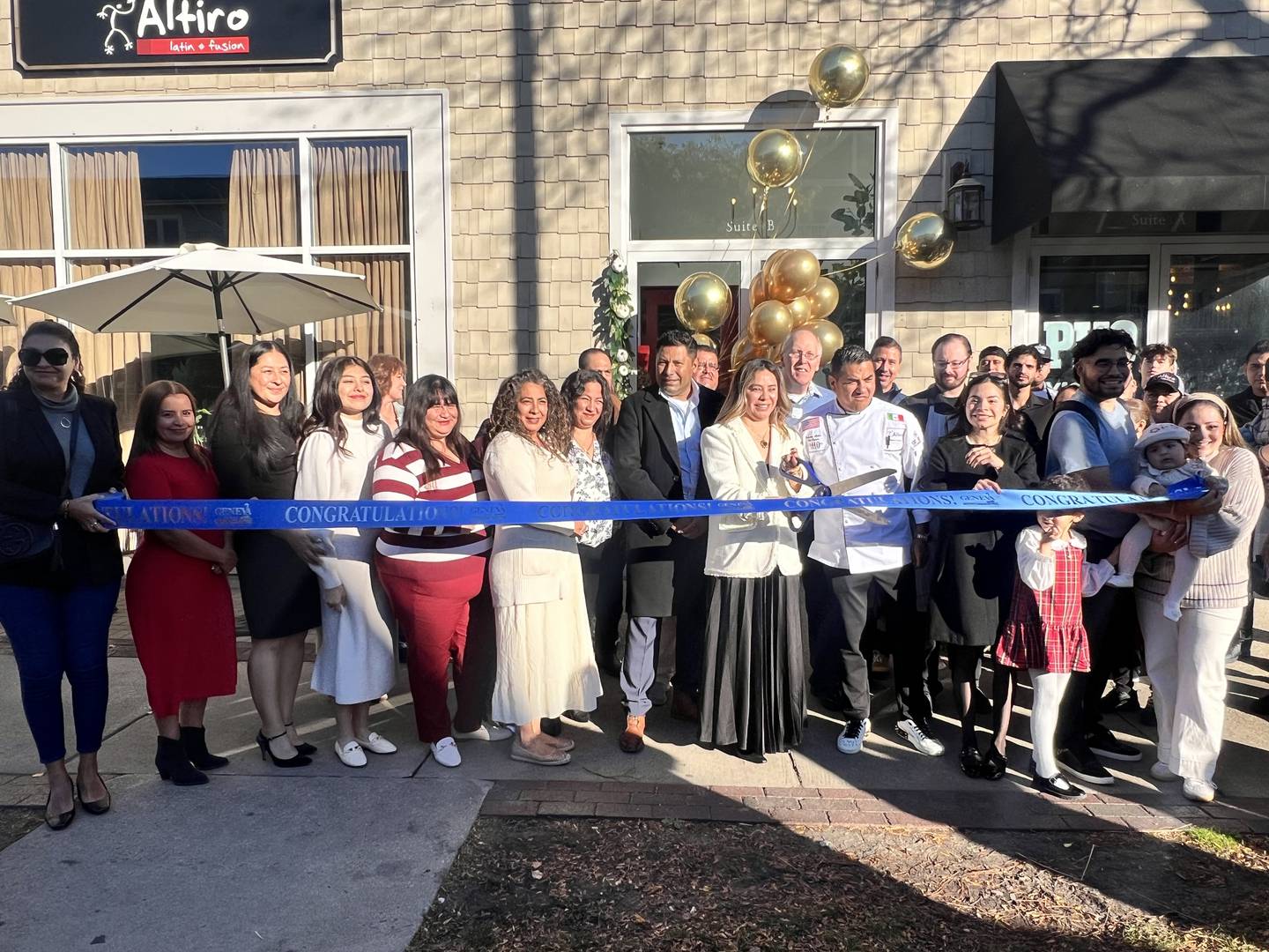 The Geneva Chamber of Commerce held a ribbon cutting for Altiro Latin Fusion’s new event space at 507 S. 3rd St. Unit B in Geneva on Sept. 16.