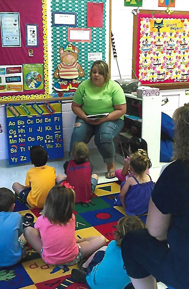 Students take in a lesson at Holy Trinity Lutheran Preschool in Streator.