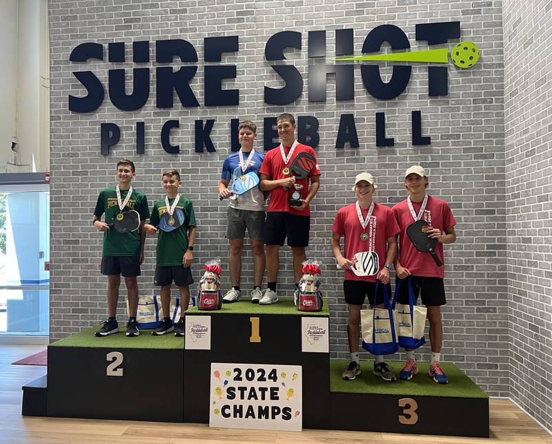 Teams from Yorkville, Stevenson, Crystal Lake Central and Naperville North finished 1-2-3-4 at the unofficial Illinois pickleball high school state championship in Naperville.