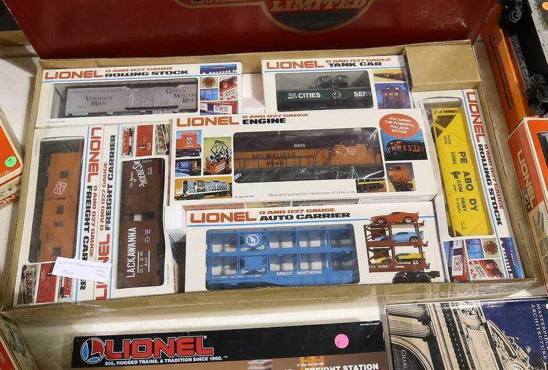 A sealed Lionel train set from the 1970's was on display during the Model Train Fair and Farm Toy Show on Saturday, Feb. 17, 2024 at the Bureau County Fairgrounds in Princeton.