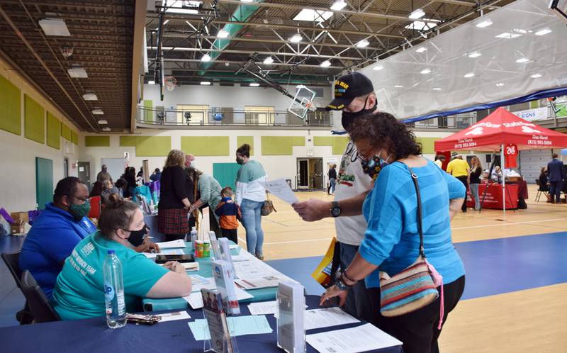 On Saturday, 45 vendors and about 200 people attended the Sycamore Community Expo, held at the Sycamore Community Center, 480 S. Airport Road. The event was held in partnership by the Sycamore Chamber of Commerce and the Sycamore Park District.