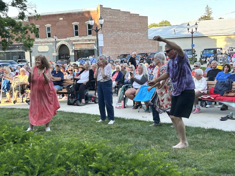 Rick Lindy and the Wild Ones had some members of the crowd moving to the music as the band  performed at the Jamboree Music Series in Mount Morris on Friday, June 14, 2024. The free concerts are held each Friday evening during the summer in downtown Mount Morris.