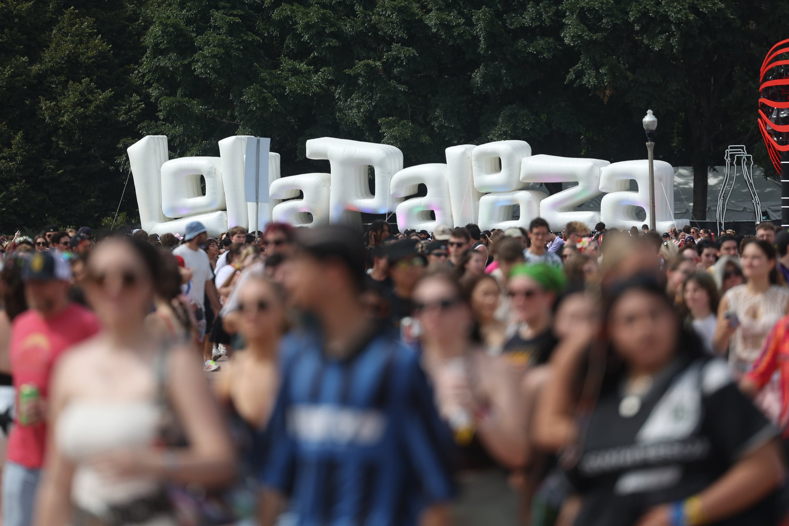 Over 100,000 people made their way to downtown Chicago for the sold out day one of Lollapalooza on Aug. 1, 2024.