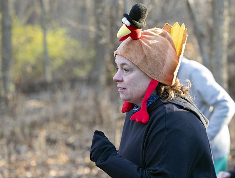 Every good Thanksgiving themed event needs to represented by the spirit animal, the Turkey, as seen Thursday, Nov. 23, 2023 during St. Anne’s Turkey Trot.