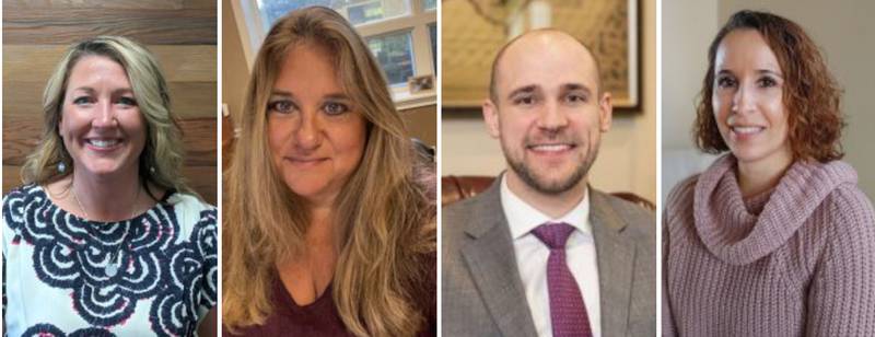 The new Greater Montgomery Area Chamber of Commerce Board of Director officers include Heidi Baird, Debbi Albright, Kevin Senechalle and Betsy
Santana.