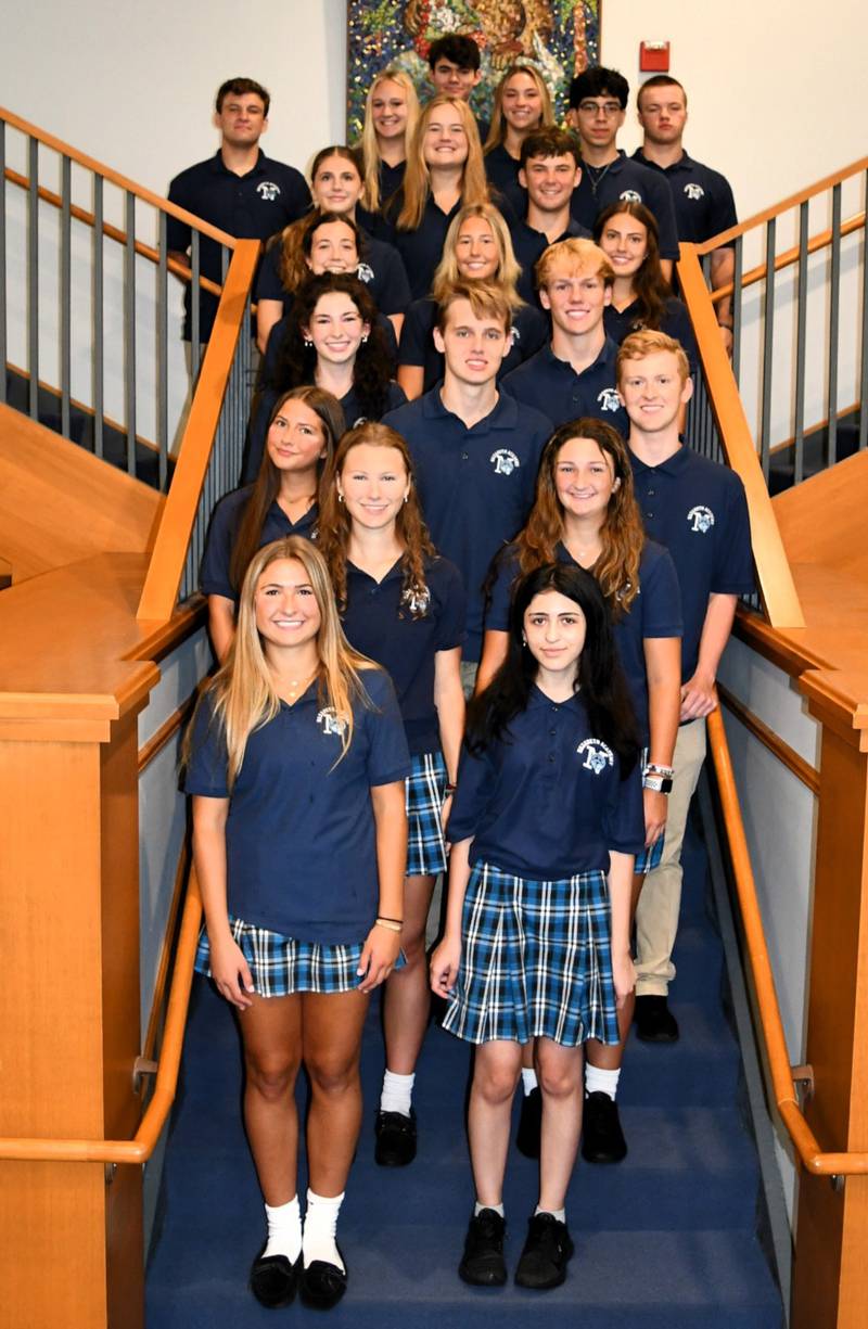 Nazareth Academy Class of 2024 AP Scholars, AP Scholars with Honors and AP Scholar with Distinction.