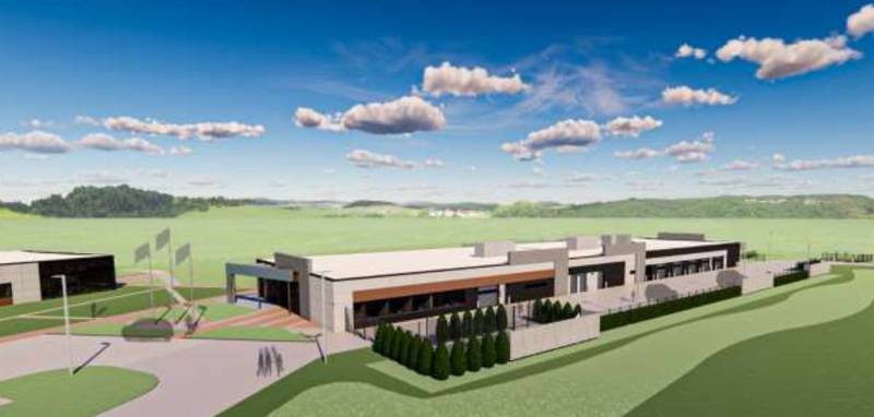 Design for the new Illinois State Police forensic laboratory in Crest Hill.