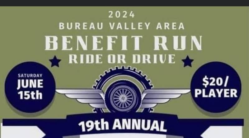 19th Annual Benefit Run or Drive set Saturday, June 15.