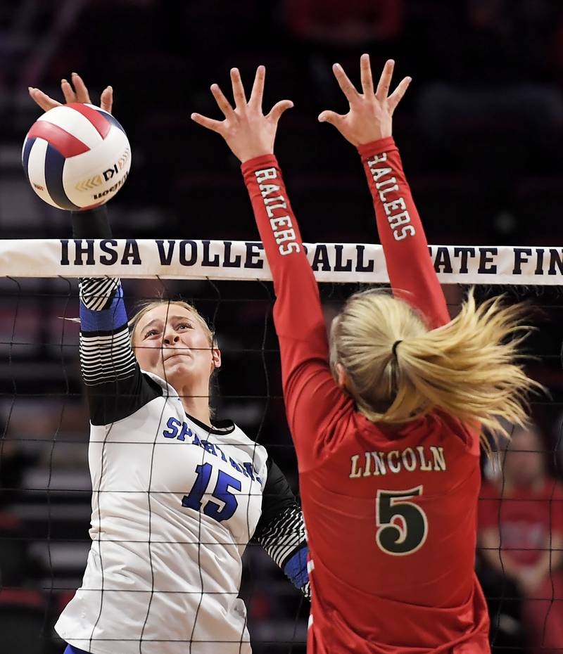 Photos: St. Francis vs. Lincoln girls volleyball in Class 3A state ...