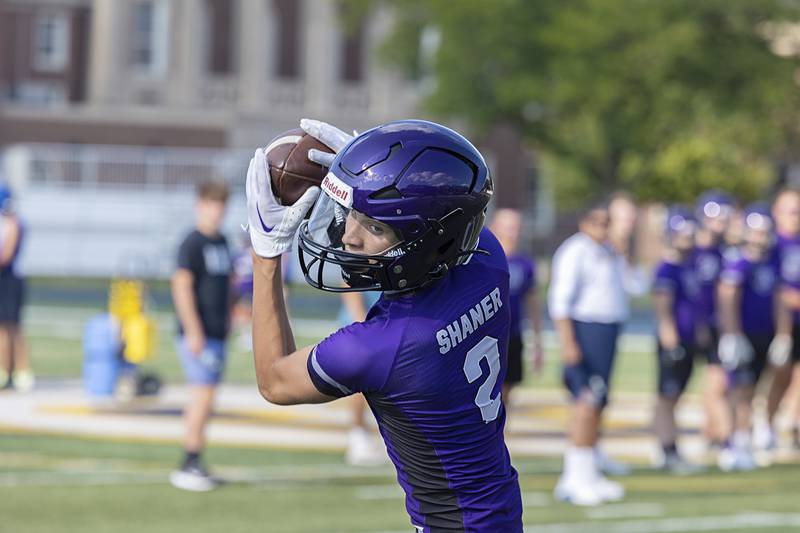 Dixon’s Cullen Shaner works against Newman during 7 on 7 drills Thursday, July 20, 2023 at Sterling High School.