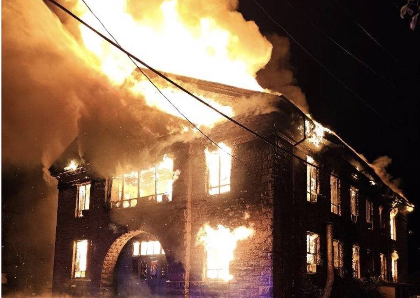 The Joliet Fire Department responded to 927 Collins St., the historic U.S. Steel office building, for a report of a structure fire on Saturday, Sept. 7, 2024.