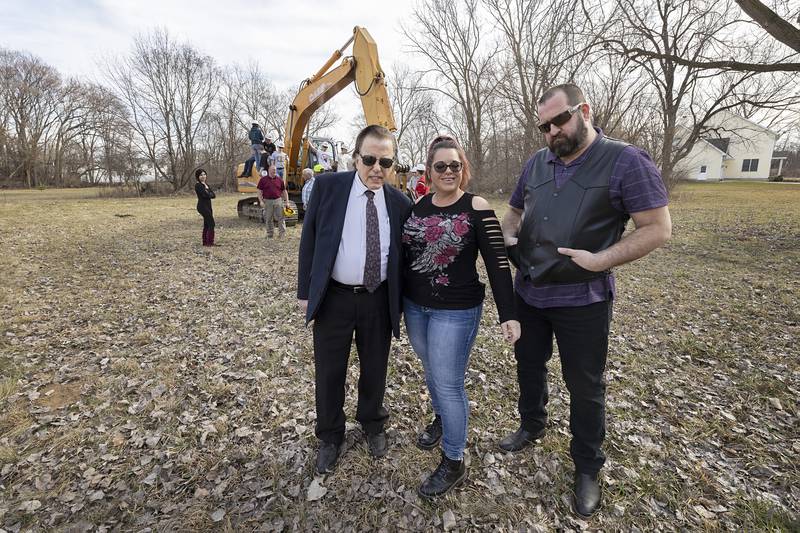 Louis Pignatelli, Amber (Morris) Hoffman and Brandon Morris are spearheading the development of plots of land off of Marsha Lane and south Route 40 for single family homes.
