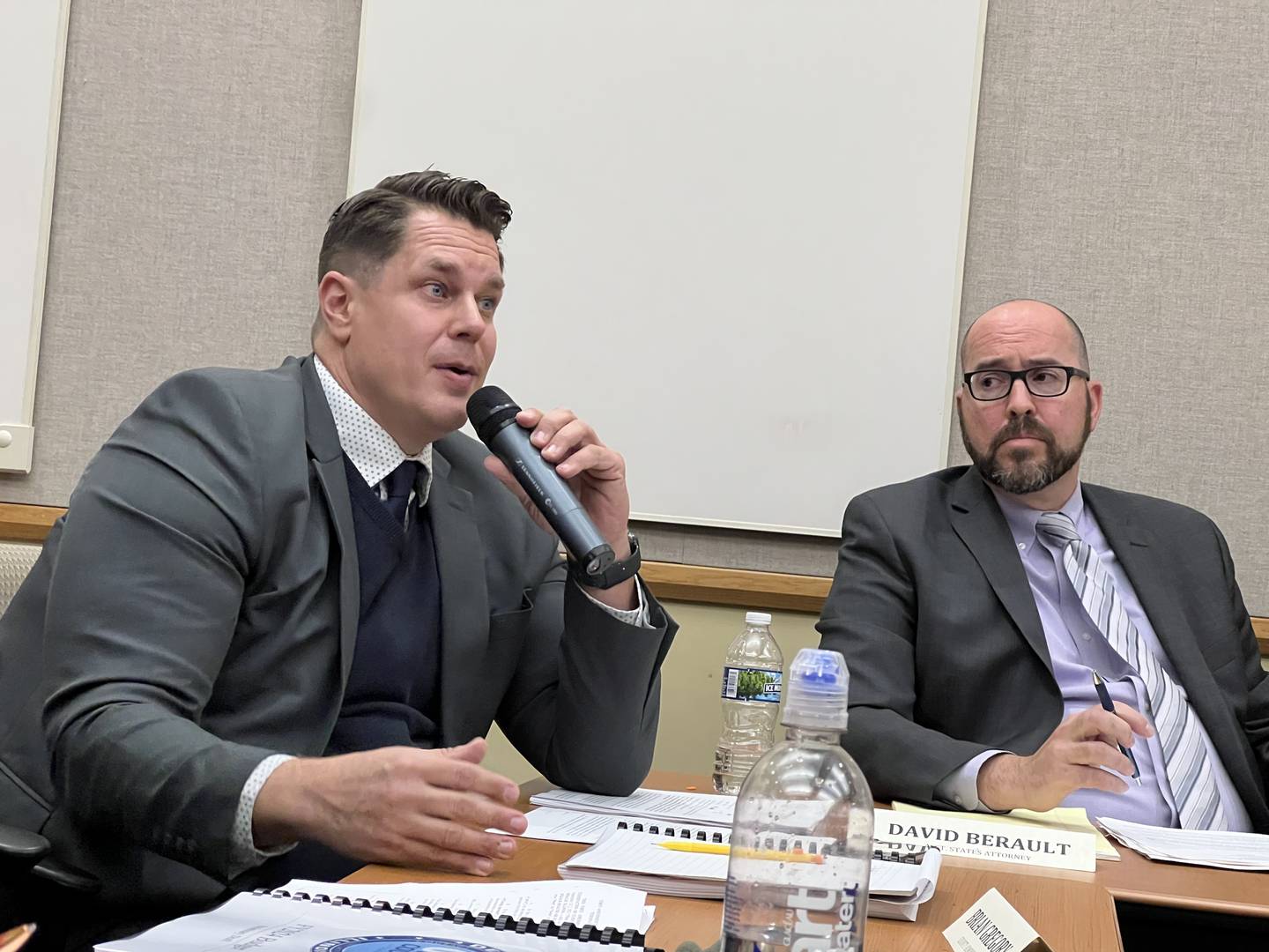 DeKalb County Administrator Brian Gregory talked to the DeKalb County Board on Sept. 27, 2023 about what approving or denying Avi Zuckerman's request would mean for the sale of the DeKalb County Rehabilitation and Nursing Center.