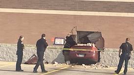 Car crashes into Walmart in Algonquin; driver seriously injured, building damaged