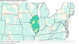 IDPH: 20 counties at ‘medium’ COVID-19 risk; 0 counties at ‘high’ risk