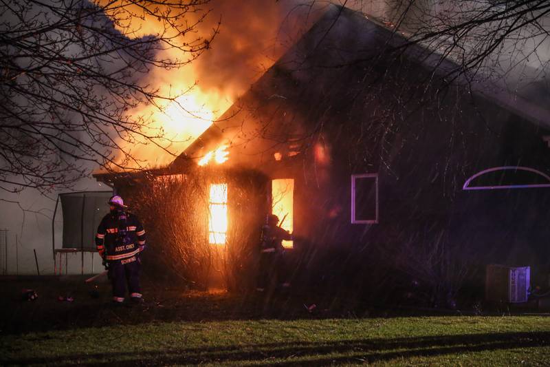 The Richmond Township Fire Protection District responded at 5:31 a.m. Thursday, March 31, 2022, to the 9200 block of Glacier Ridge Drive where they found heavy smoke coming a one-story home, according to a news release.