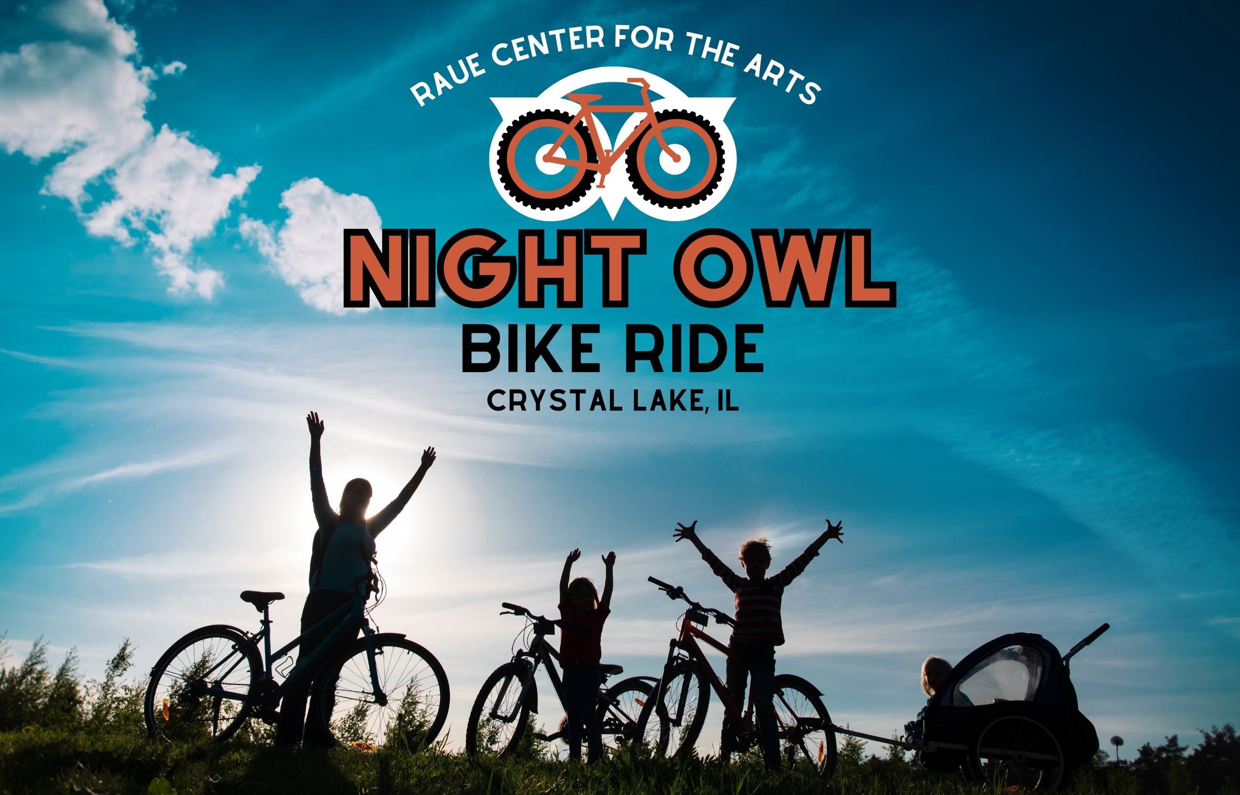 Night Owl Bike Ride is Saturday in Crystal Lake, now hosted by Raue Center for the Arts