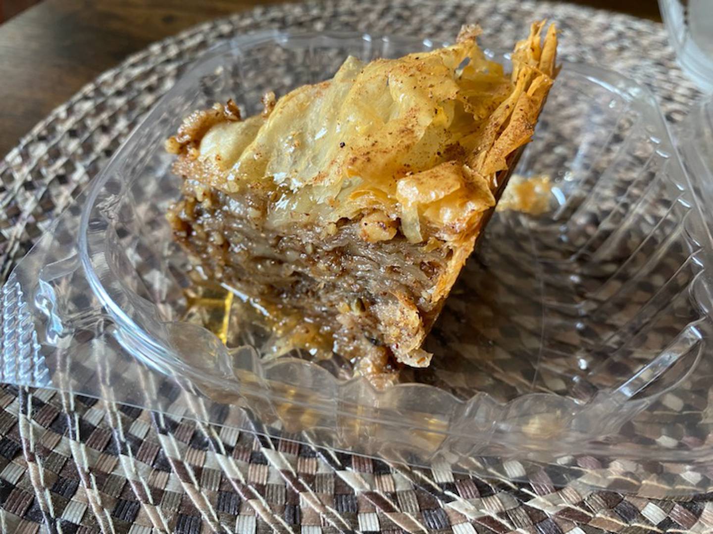 Sweet and nutty baklava is generously served for dessert at The Village authentic Greek restaurant, 418 W. State St. in downtown Sycamore.