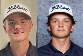 Hall’s Landen Plym, BV’s Wyatt Novotny both advance to second round of Class 1A state golf tourney