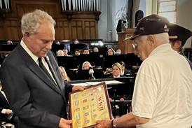 Joliet American Legion Band pays tribute to local veteran at spring concert