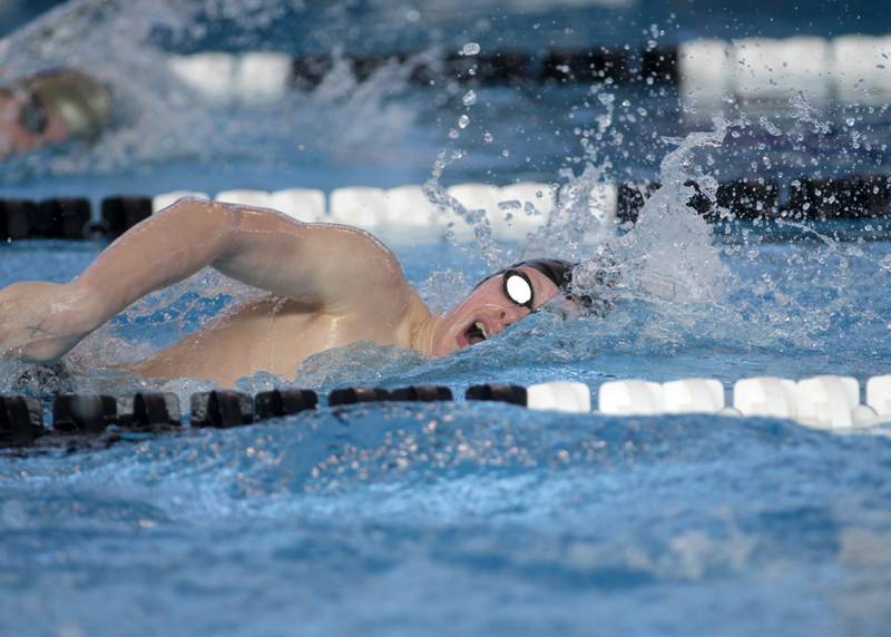 IHSA Boys State Championships at FMC Natatorium in Westmont on Saturday, Feb. 25, 2023.