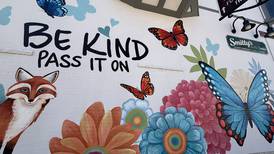 New mural in downtown St. Charles celebrates kindness