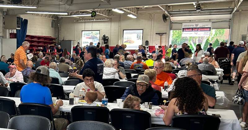 The Morrison Fire Department hosted its annual pancake breakfast Sunday, May 19. Firefighters served 1,208 people.