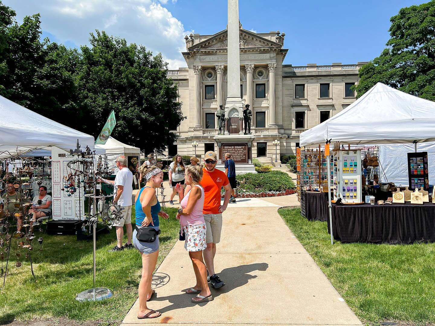 The 53rd annual Northern Illinois Art Show hosted by the Kishwaukee Valley Art League (shown here in June 2023), will return on June 1 and 2, 2024, to the DeKalb County Courthouse lawn in Sycamore.