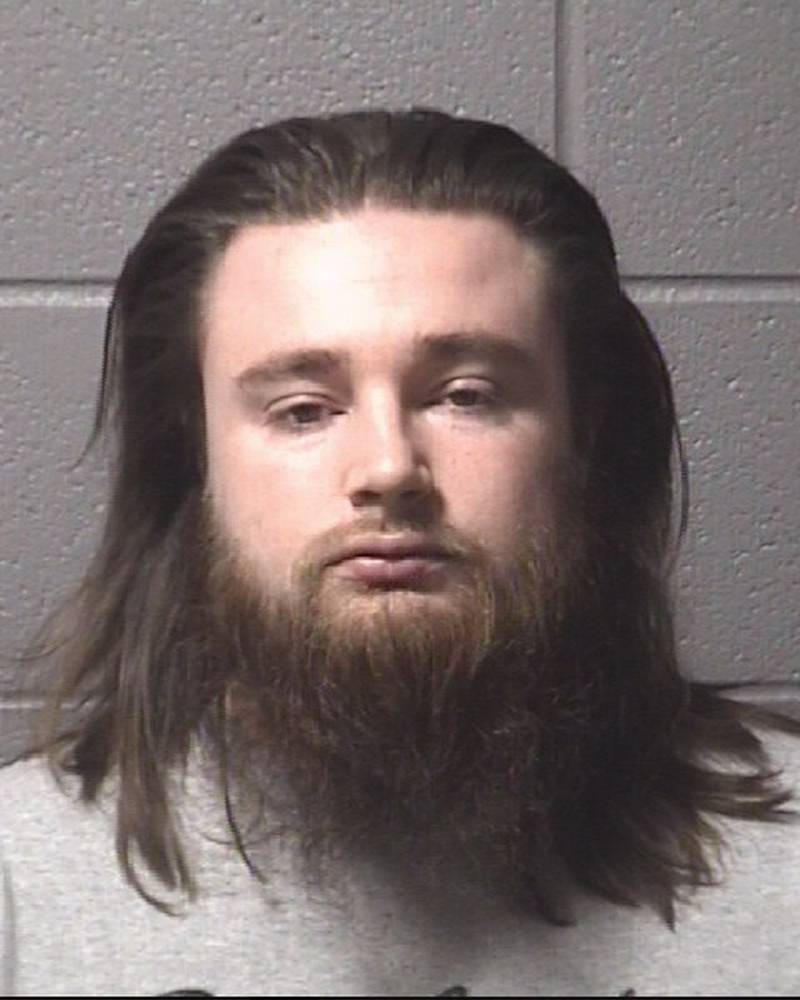 Austin J. Ahlbach, 27, of DeKalb, is charged with armed violence, aggravated unlawful use of a weapon, aggravated unlawful use of a weapon without a valid FOID card, unlawful possession of a firearm by a felony, unlawful possession of firearm ammunition by a felony and unlawful possession of a controlled substance, DeKalb County court records show.
