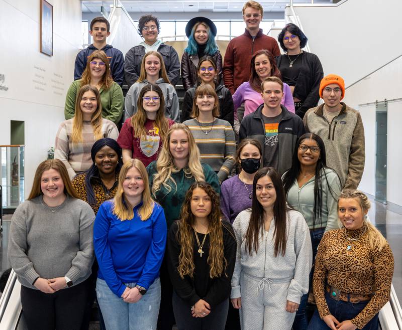 The Kishwaukee College Foundation's spring 2023 scholarship recipients.