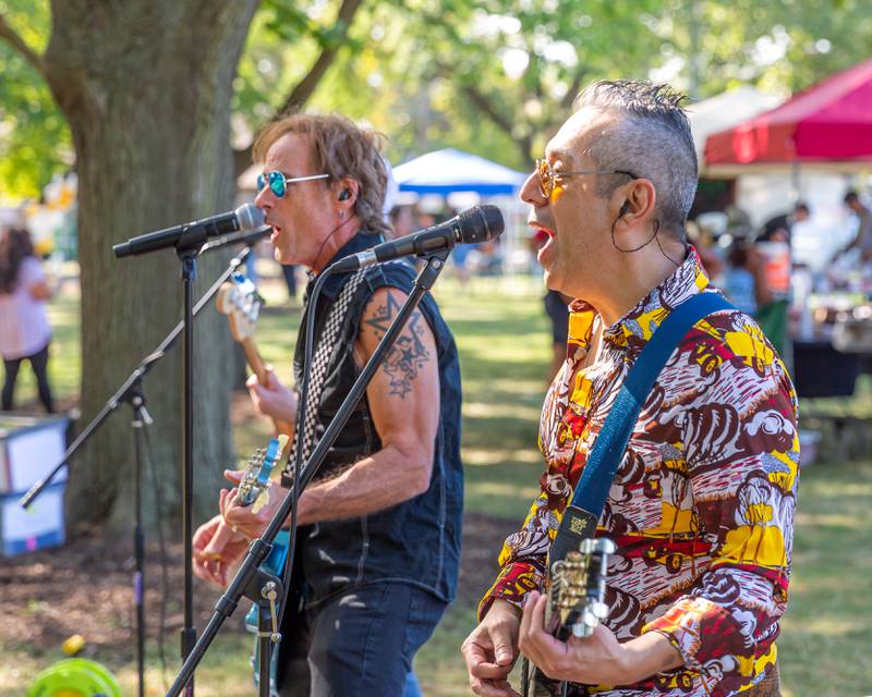 The band HIFI superstar plays at the Berywn Brewfest. Sept 14, 2024 in Berwyn.