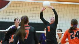 Girls volleyball: Jessica Ramey, Sandwich shake off slow start, run past Plano