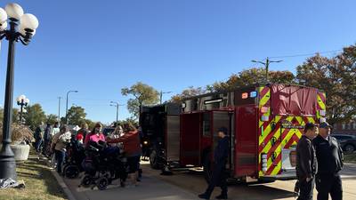 Dwight Fire Department, Livingston County Sheriff’s host Touch-a-Truck at Fox Development