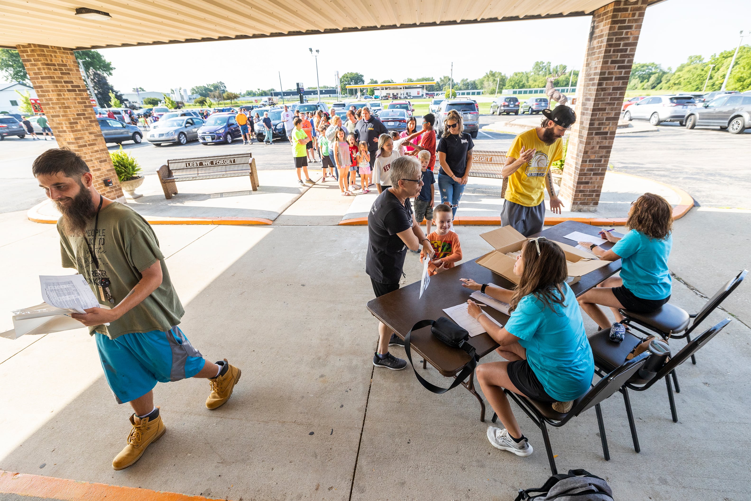 Photos: Tools for Schools distribution day