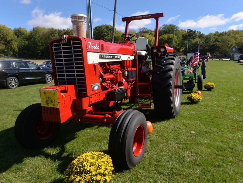 Jim Gorzny of Oegon brought his 1970 International tractor to the Autumn on Parade Tractor Show on Satirday, Oct. 7, 2023 at Oregon Park East.