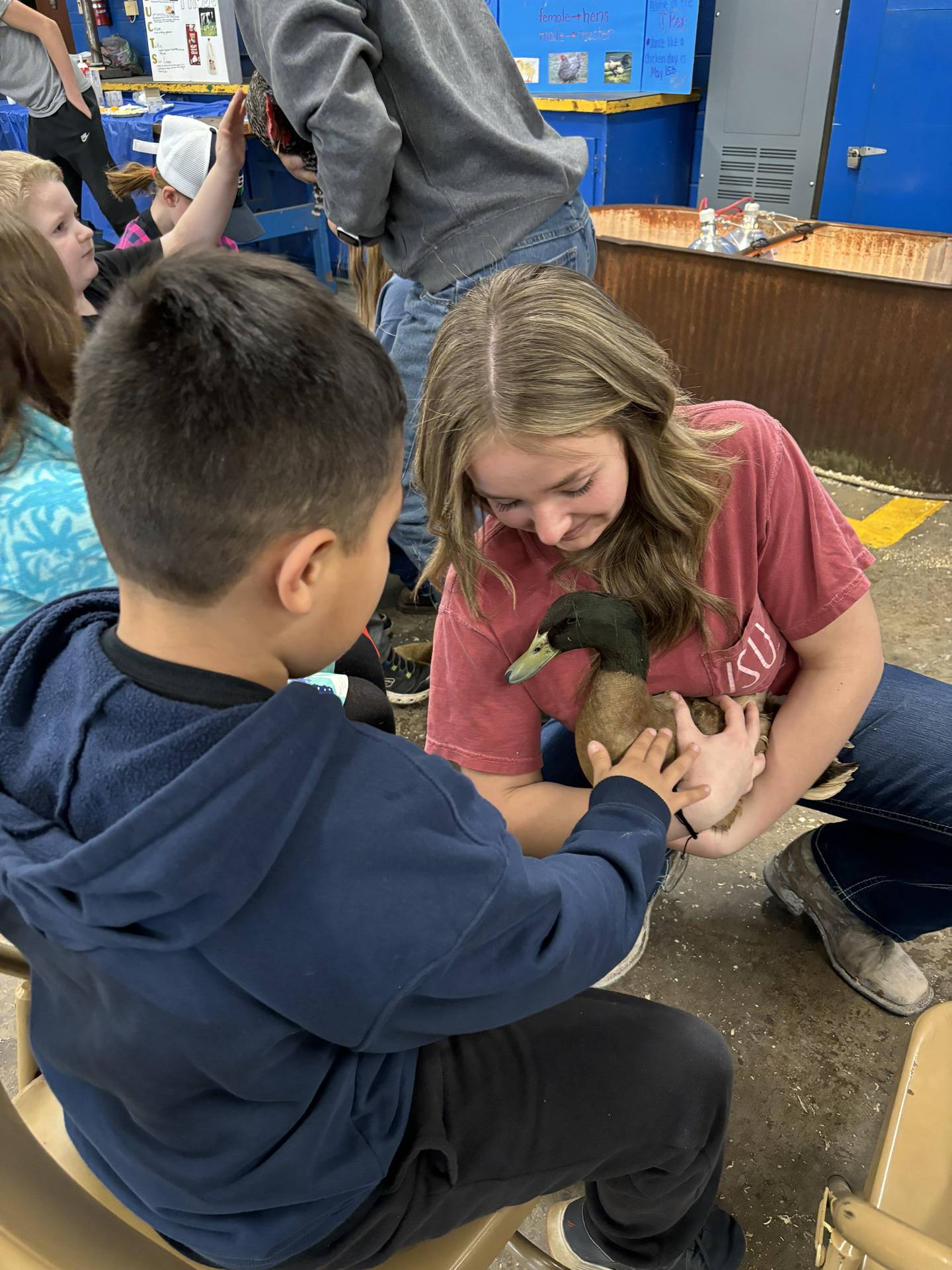 The Woodland FFA hosted an ag expo Wednesday, Feb. 21, 2023, for pre-kindergarten through fifth grade students.